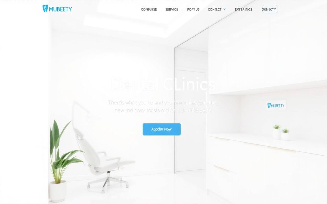 Dental clinic website built with Synkrow
